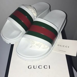 Authentic Gucci slides (never worn)
